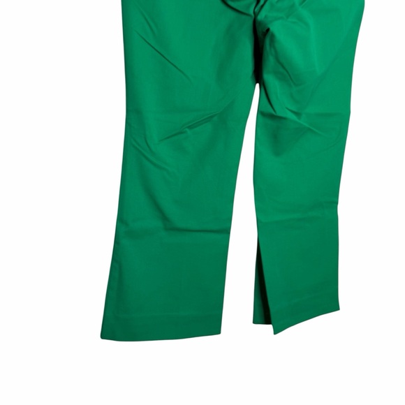 J. Crew Kelly Green Kelsey Cropped Flare Pants Size 8 - Picture 6 of 8